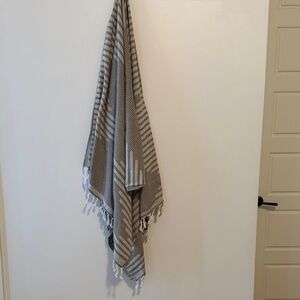 Sandcloud Olive Patterned Turkish BeachTowel, set of 2